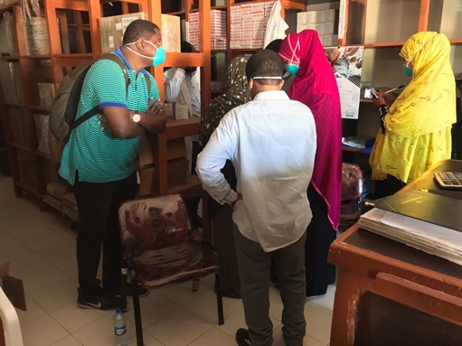 MannionDaniels Team Piloting the Logistics Indicator Assessment Tool tool in Hargeisa TB Hospital